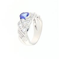 Anillo Roman Gioielli Mujer in Oro blanco Tanzanite AN.TAN-J-1